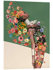 Acrylglasbild Eine Seele in Blüte - Branka Kodžoman