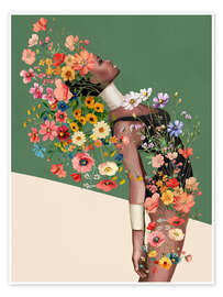 Wandbild Eine Seele in Blüte - Branka Kodžoman