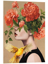 Acrylglasbild Blühende Essenz - Branka Kodžoman