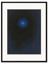 Gerahmter Kunstdruck Blau, 1927 - Wassily Kandinsky