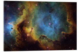 Acrylglasbild Seelennebel - Sh2 199 - Hubble Palette - Benjamin Butschell