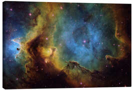 Leinwandbild Seelennebel - Sh2 199 - Hubble Palette - Benjamin Butschell