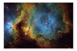 Wandbild Seelennebel - Sh2 199 - Hubble Palette - Benjamin Butschell