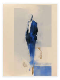 Wandbild Die Geometrie seiner Einsamkeit - DejaReve