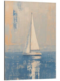 Alubild Das langsame Segelboot