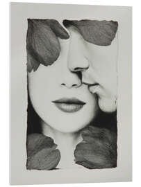 Acrylglasbild Blütenblätter wie Echos unserer Berührung - DejaReve