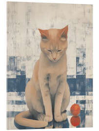 Acrylglasbild Die Pause vor dem Schnurren - DejaReve