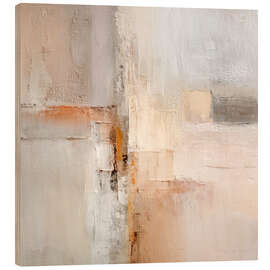 Holzbild Schweigende Strukturen