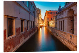 Acrylglasbild Abenddämmerung in Venedig - Martin Wasilewski