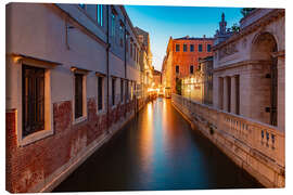 Leinwandbild Abenddämmerung in Venedig - Martin Wasilewski