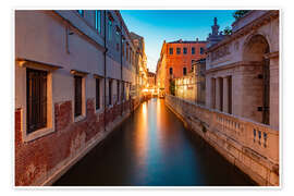 Wandbild Abenddämmerung in Venedig - Martin Wasilewski