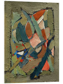 Acrylglasbild Abstrakte Waldkomposition