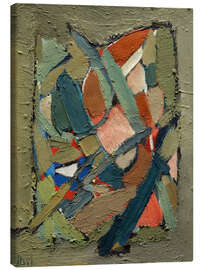 Leinwandbild Abstrakte Waldkomposition