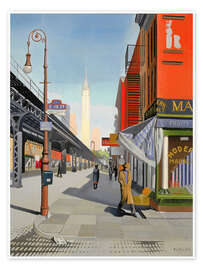 Wandbild Third Avenue - Charles Goeller