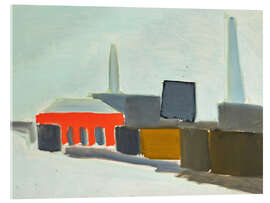 Akrylglastavla Grenelle Quay - Nicolas de Staël