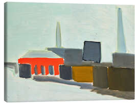 Leinwandbild Grenelle Quay - Nicolas de Staël