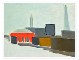 Wandbild Grenelle Quay - Nicolas de Staël