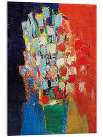 Acrylglasbild Abstrakte Blumen