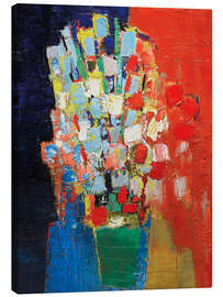 Leinwandbild Abstrakte Blumen