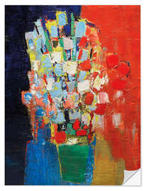 Wandsticker Abstrakte Blumen