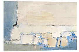 Acrylglasbild Abstrakte Winterlandschaft - Nicolas de Staël