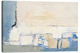 Leinwandbild Abstrakte Winterlandschaft - Nicolas de Staël