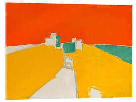 Acrylglasbild Agrigent - Nicolas de Staël