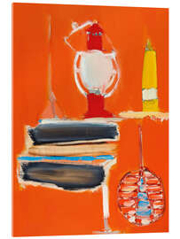 Acrylglasbild Die rote Laterne - Nicolas de Staël