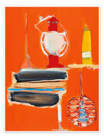 Wandbild Die rote Laterne - Nicolas de Staël