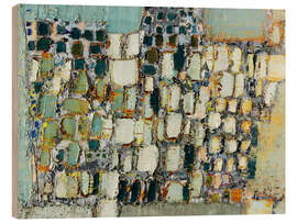 Holzbild Abstrakte Komposition - Nicolas de Staël