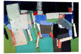 Acrylglasbild Die großen Fußballer - Nicolas de Staël