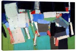 Leinwandbild Die großen Fußballer - Nicolas de Staël