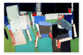 Wandbild Die großen Fußballer - Nicolas de Staël