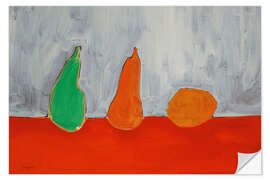 Wandsticker Stillleben mit Früchten