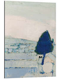 Quadro em alumínio Abstract Winter Landscape of Provence