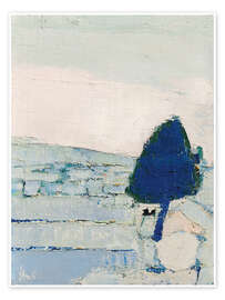 Wandbild Abstrakte Winterlandschaft der Provence - Nicolas de Staël