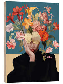 Holzbild Der geheime Garten im Inneren - Branka Kodžoman