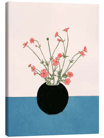 Leinwandbild Blühende Wildblumen Rose - Branka Kodžoman