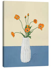 Leinwandbild Liebe Erinnerung, Blau - Branka Kodžoman