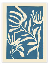 Poster Minimale abstrakte Pflanze