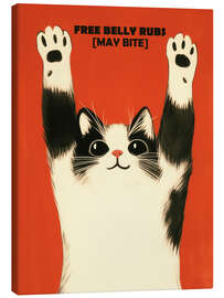 Leinwandbild Free Belly Rubs - Frank Daske