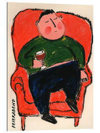 Gallery Print Feierabend mit Rotwein - Frank Daske