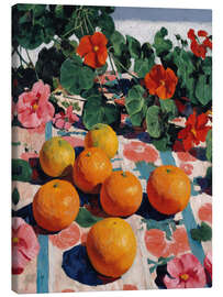 Leinwandbild Stille, arrangiert in Orange - DejaReve