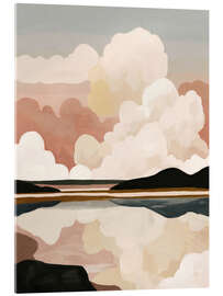 Acrylglasbild Abstrakte Wolkenlandschaft