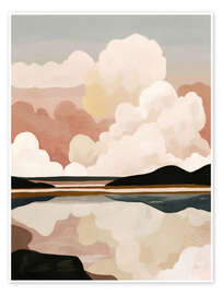 Poster Abstrakte Wolkenlandschaft