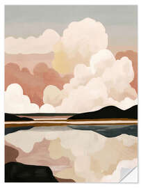 Wandsticker Abstrakte Wolkenlandschaft