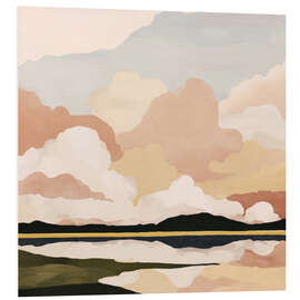 Hartschaumbild Sanfte Wolkenlandschaft