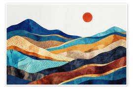 Wandbild Fragmentierter Horizont - Mango Art