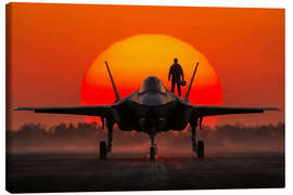 Leinwandbild Kampfpilot - Mango Art