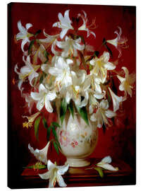 Leinwandbild Wo Licht zu Blütenblättern wird - DejaReve